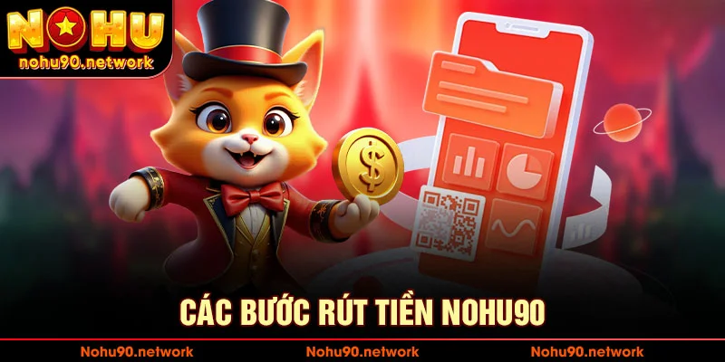 Các bước rút tiền tại nohu90